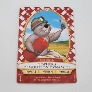 Disney #46 Gopher's Demolition Dynamite Sorcerers of the Magic Kingdom Card WDW - Imagen 1 de 7