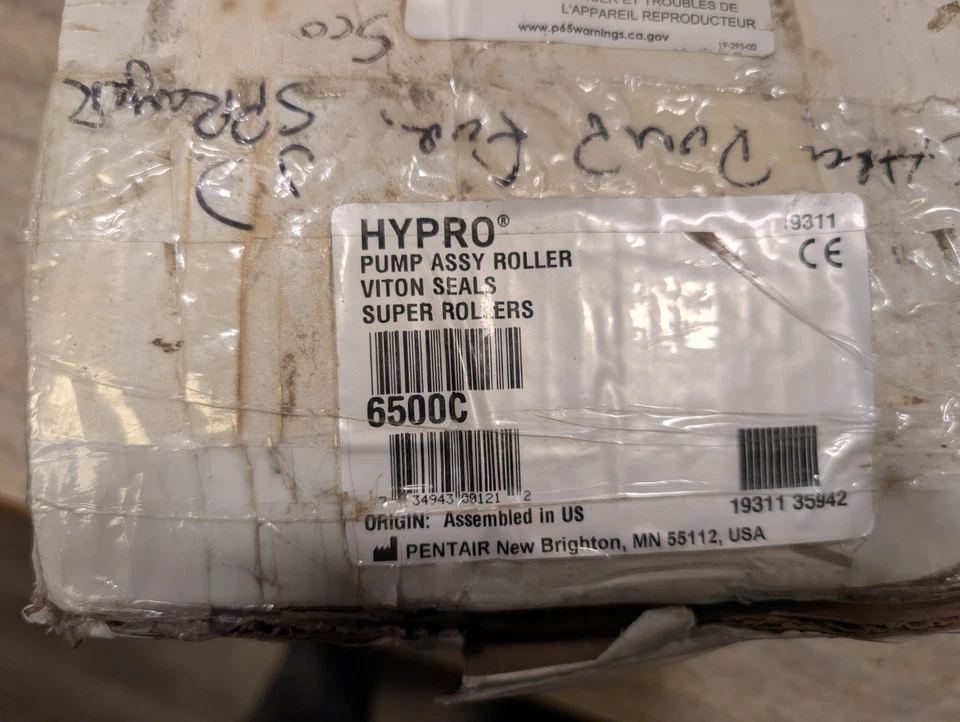 Bomba de spray de admissão/descarga Pentair Hypro 6500C 21,8 Max GPM 3/4 polegadas FNPT - Imagem 1 de 4