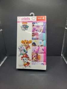 Nickelodeon PAW Patrol Girls' 7 Pack Panties Underwear size 4 - Picture 1 of 2