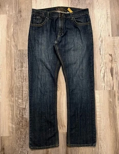 O’Neill Mens Jeans Size 36 Bootcut Dark Wash Surf Skate - Picture 1 of 10