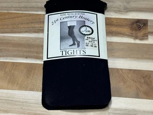 ✅Vintage ✅ 21st Century Hosiery Tights ✅ Size B ✅ Black - Picture 1 of 4