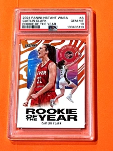 PSA 10 Gem Mint Caitlin Clark 2024 Panini Instant A WNBA Rookie of the Year 5113 - Bild 1 von 2