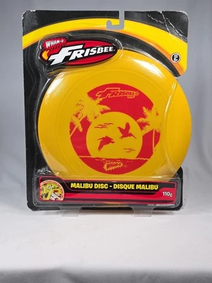 WHAM-O FRISBEE 2017 disco Malibu palmeras amarillas pelícanos - nuevo stock antiguo Foto 1 de 4