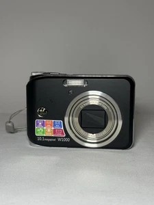 GE W1000 10.1MP Digital Camera with 3x Optical Zoom - Black w/ 4 GB Memory Card - Picture 1 of 6