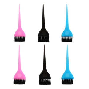 6 Pcs Rat Tail Comb Hair Color Brush Set Hair Tint Dying Coloring Applicator - Picture 1 of 12