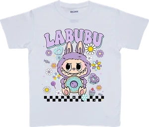 T-shirt personalizzata Labubu stile 1 nuova 2025 - Foto 1 di 3