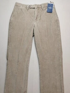 HACKETT x TESSUTI PORDENONE Men UK 28R Ashby Slim Fit Chino NEW Brown Needlecord - Picture 1 of 19