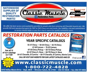 PRINT AD 2013 Classic Muscle Restoration Parts Catalogs Winston Salem NC SMALL - Foto 1 di 1