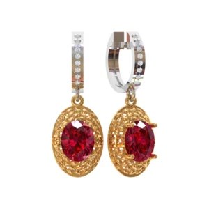 2 pares de patrones de cera para pendientes para fundición de cera perdida joyas/ceras de oro_c0630 - Imagen 1 de 1