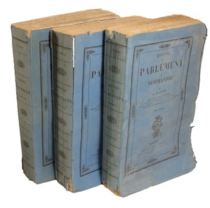 Amable Floquet HISTOIRE du PARLEMENT de NORMANDIE 3/7 VOL. CAEN - Picture 1 of 5
