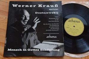Werner Krauß spricht DOSTOJEWSKIJ   rare 10'' EP Athena - Picture 1 of 5