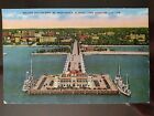 Million Dollar Pier, St Petersburg, FL - Linen, 1930s-50s, Rough Edges
