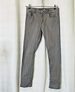 H&M Skinny Fit Stretch Grey Jeans 32 inch waist 30 inch inside leg - Picture 1 of 6