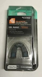 Shock Doctor Gel Nano Mundschutz mit Tether Pearl Carbon Youth 10+ - Bild 1 von 3