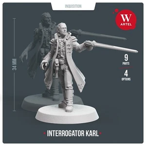 Interrogator Karl Artel W Chaos Lord Inquisitor Eisenhorn Rogue Trader - Picture 1 of 12