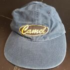 Rare 1990s Vintage CAMEL Baseball Cap Navy Blue Trucker Buckle Snapback Hat