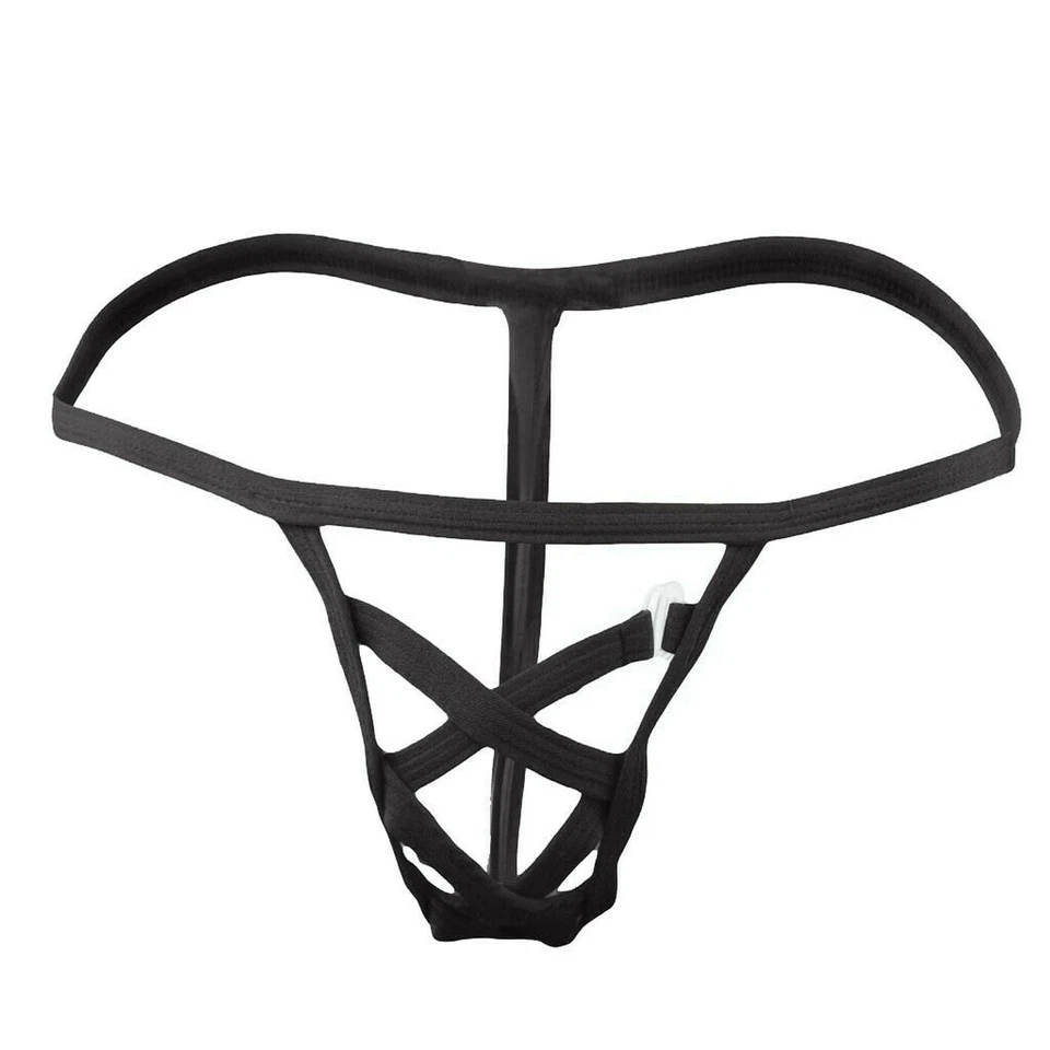 MCT Herren Eis Seide Mini Micro Bikini G String Frontoffen in BRAUN in S-2XL - Bild 1 von 4