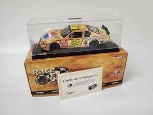 2000 JEFF GORDON #24 DUPONT / PEPSI 24K GOLD ACTION RACE FANS 1/24 CAR 1 OF 2000 - Picture 1 of 5