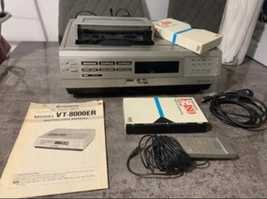 hitachi video deck vhs player videotape VT-8500A VCR and remote - Picture 1 of 10