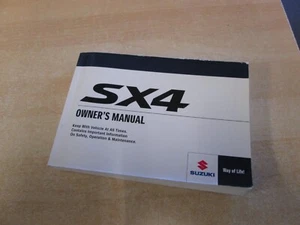 GENUINE SUZUKI SX4 2009-2014 OWNERS MANUAL HANDBOOK PRINT 2013 - Picture 1 of 2