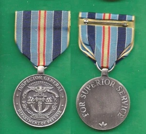 US DOD INSPECTOR GENERAL SUPERIOR SERVICE MEDAL - Foto 1 di 1