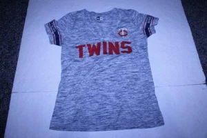 Women's Minnesota Twins L Shirt (Grey) New Era - Picture 1 of 3