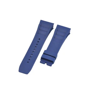 Correa de reloj de goma azul de 27 mm para Richard Mille RM011, RM030, RM010, RM055, RM53 - Imagen 1 de 6