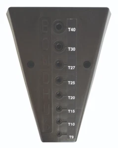 T-Handle Torx Star Wrench Stand Tray Bondhus Universal T9-T40 Made in USA - Picture 1 of 5