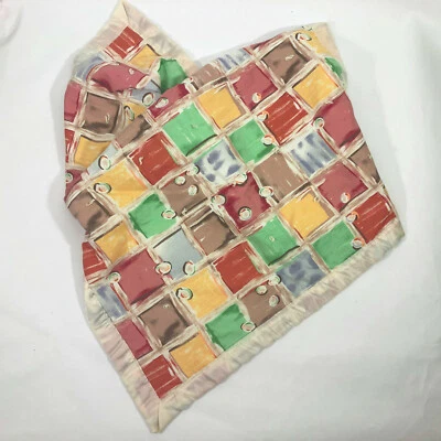 Watercolor Pastels Print Lined Throw 43.5 x 36 inches - Image 1 of 4