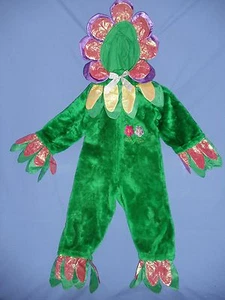 FLOWER COSTUME PLUSH-2-4;7-8-PANSY-DAISY-GARDEN-Earth Day-SCHOOL PLAY-Dress Up - Picture 1 of 6