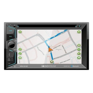 Soundstream VRN-624B DVD/CD/MP3 Player 6.2 Touchscreen Navigation GPS Bluetooth - Picture 1 of 2