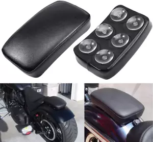Motorcycle Seat Rectangular Passenger Pad Seat 6 Suction Cup for Motorcycle - Picture 1 of 5