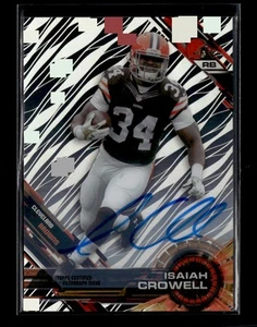2015 Topps High Tek #65 Isaiah Crowell Autographs - Picture 1 of 2
