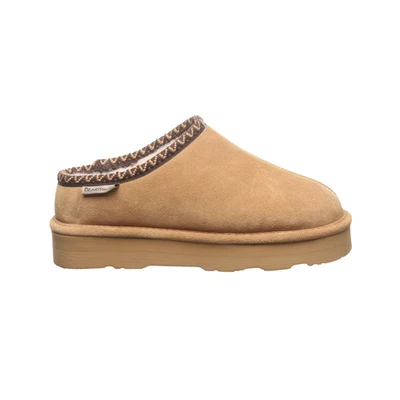 Zapatilla de invierno Bearpaw Martis de gamuza para mujer - café helado liso Foto 1 de 4