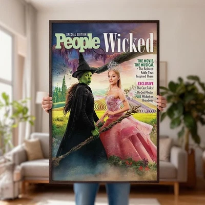 Wicked Movie Poster Magazine Cover Style Musical Film Wall Art Home Decor - Image 1 of 4