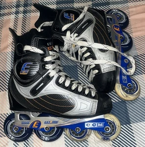 CCM Inline Roller Hockey Skates Blades BANDIT Phantom Wheels PROLITE STEP 6000 - Picture 1 of 5
