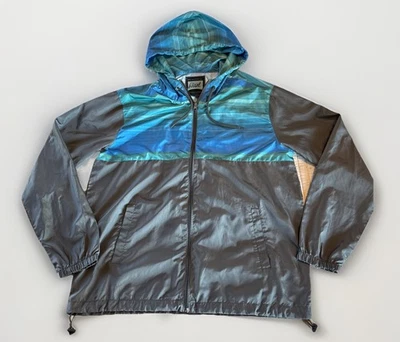 Linda jaqueta de caminhada masculina gigante leve quebra-vento com zíper grande - Imagem 1 de 4