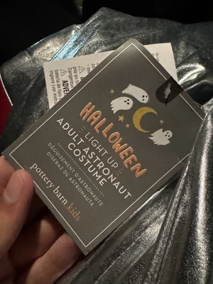 Костюм взрослого астронавта Pottery Barn — размер XS/S — легкий реактивный ранец — для Хэллоуина - Изображение 1 из 4