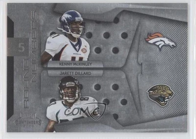 2009 Playoff Contenders Round Numbers Jarett Dillard Kenny McKinley Rookie RC - Image 1 of 2