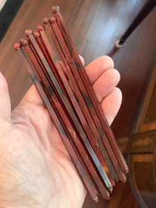 10 Rare Vintage Art Deco Bakelite Cocktail Swizzle Sticks Stirrers Stirrer Nice - Picture 1 of 10