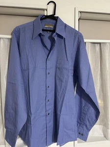 Camisa azul M informal de algodón para hombre usada - Imagen 1 de 2