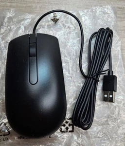 Dell MS116C Optical Black USB Wired Mouse T40 - Picture 1 of 2