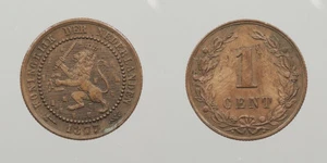 NETHERLANDS 1877 Cent #WC83635 - Picture 1 of 1