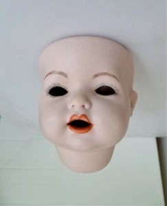 Antique Reproduction 10" Fulper USA Porcelain Head Doll Making - Picture 1 of 3