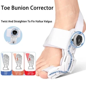 Unisex Bunion Corrector Hallux Valgus Brace Rotatable Toe Separator Straightener - Picture 1 of 13