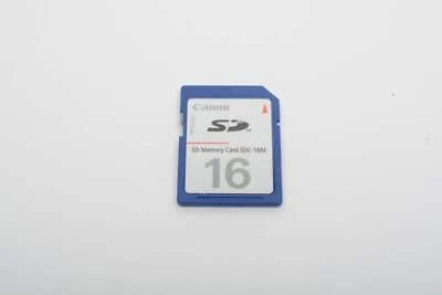 Canon SDC-16M 16MB SD Card, Clean and Formatted - Image 1 of 2