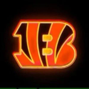 Cincinnati Bengals 15" Neon Light Up Team Logo Sign. - Picture 1 of 1