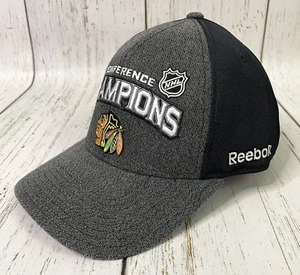Chicago Blackhawks NHL Reebok Snapback Cap Conference Champions 2015 Cup Final - Picture 1 of 15
