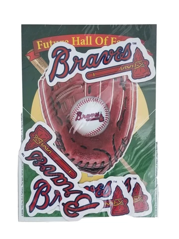 Atlanta Braves Magnet Photo Frame MLB Baseball Collectibles Gift Ships Free Cover