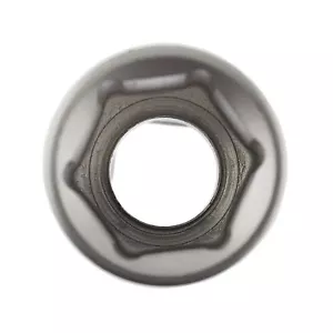 17mm 1/2" Dr Socket Super Lock Metric Shallow CRV Knurl Grip 6 Point TE798 - Picture 1 of 2